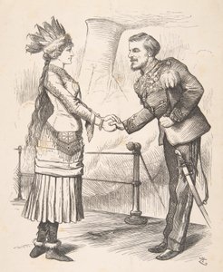Die besten Freunde müssen sich trennen, Punch, 28. September 1878 von John Tenniel