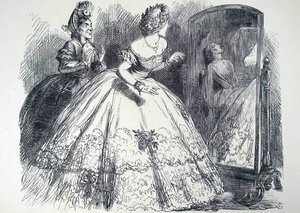 Die heimgesuchte Dame von John Tenniel