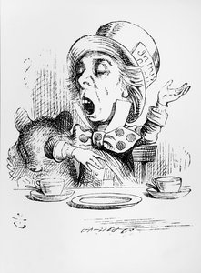 Der verrückte Hutmacher, Illustration aus 
