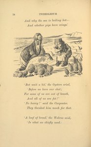 Das Walross und der Zimmermann mit Austern von John Tenniel