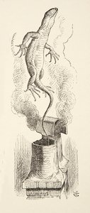 Da geht Bill!, aus Alice im Wunderland von Lewis Carroll (1832 - 98), veröffentlicht 1891