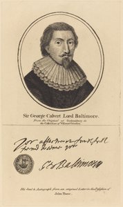 Sir George Calvert, Lord Baltimore