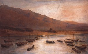 Britische Truppen landen 1809 in Ras Al Khaimah von John Thirtle