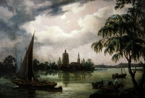Mondscheinblick auf die Themse von Chelsea