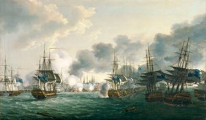 Die Schlacht von Kopenhagen, 2. April 1801