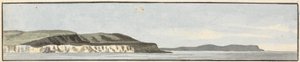 Die Bill von Portland (eine von drei Zeichnungen auf einer Montage) von John Thomas Serres