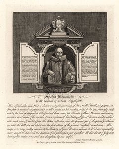 John Speed’s Denkmal im Chor von St. Giles, Cripplegate