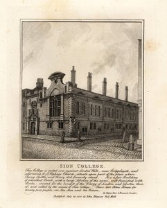 Sion College, an der London Wall, nahe Cripplegate