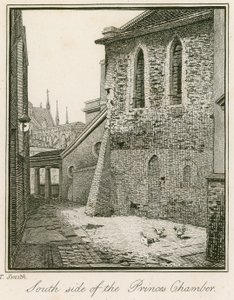 Südseite der Prinzenkammer, Westminster von John Thomas Smith