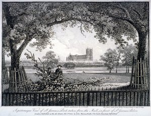 St James Park, von der Mall vor dem St James
