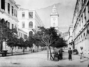 Pedder Street Uhrturm, Hongkong, ca. 1868-71