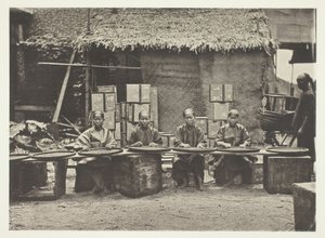Teepflücken in Kanton, ca. 1868