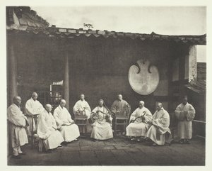 Der Abt und die Mönche von Kushan, ca. 1868