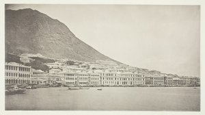 Die Praya, Hongkong, um 1868