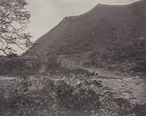 Ansicht der Großen Mauer, China, ca. 1871