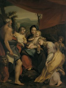 Madonna mit Kind und den Heiligen Hieronymus und Maria Magdalena von John Trumbull