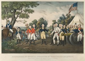 Kapitulation von General Burgoyne in Saratoga, N.Y., 17. Oktober 1777 von John Trumbull