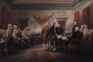 Die Unabhängigkeitserklärung, 4. Juli 1776 von John Trumbull