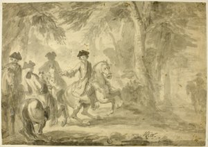 Reiter im Park von John Vanderbank