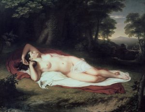 Ariadne schlafend auf der Insel Naxos, 1809-1814 von John Vanderlyn