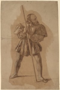Figurenkostümstudie für Columbus-Wandbild, Washington, D.C.