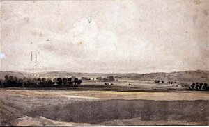 In der Nähe von Handborough, Oxon