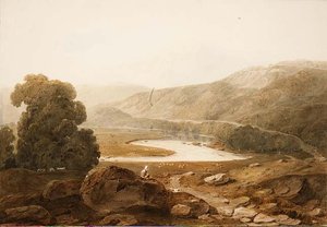Nr.1607 Tal des Flusses Mawddach, Wales, c.1805