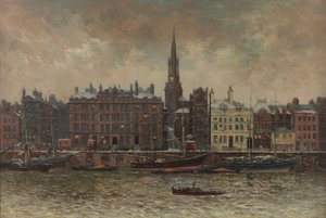 Kai, Newcastle upon Tyne, 1886 von John Wallace