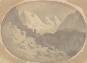 Alpenszene von John Warwick Smith