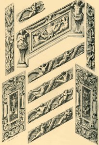 Details der Treppendekoration, ca. 1870er, 1881
