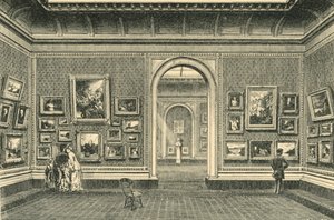 Die Sheepshanks-Galerie, South Kensington Museum, 1860er Jahre