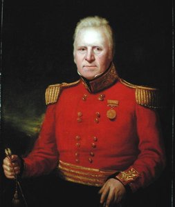 Porträt von Sir David Baird (1757-1829), der die Goldmedaille der Honorable East India Company aus der ägyptischen Kampagne von 1801 trägt