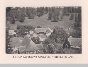 Bischof Pattesons College, Norfolk Island, 1912 von John Watt Beattie
