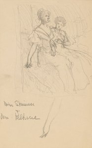 Studie für die Skinner-Schwestern von John White Alexander