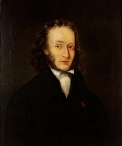 Porträt von Niccolò Paganini 1782-1840, 1836