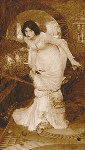Die Dame von Shalott von John William (after) Waterhouse