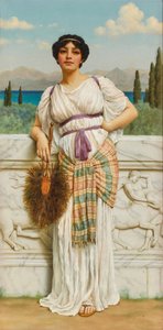 Eine griechische Schönheit von John William Godward