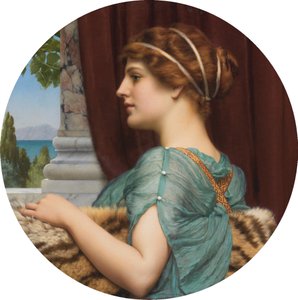 Eine pompejanische Dame von John William Godward