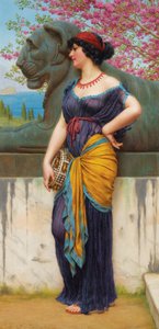 Im Hain des Tempels der Isis von John William Godward