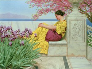 Unter der Blüte, die am Ast hängt, 1917