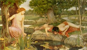 Echo und Narziss, 1903, ca. 1915