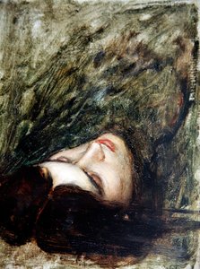 Kopf des Orpheus - eine Skizze, ca. 1899-1900