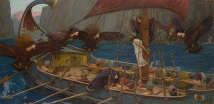 Odysseus und die Sirenen von John William Waterhouse