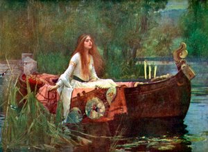 Die Dame von Shalott, 1888, 1923
