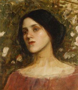 Die Rosenlaube von John William Waterhouse