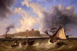 Meeresblick auf Tynemouth Haven von John Wilson Carmichael
