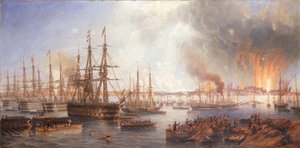 Die Bombardierung von Sveaborg, 5. August 1855, 1856