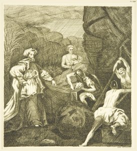 Hogarths Altarbild - Versiegelung des Grabes von John Withers