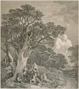 Zigeuner im Wald, nach Thomas Gainsborough, ca. 1740-1780