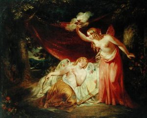 Psyche verliebt in Amor